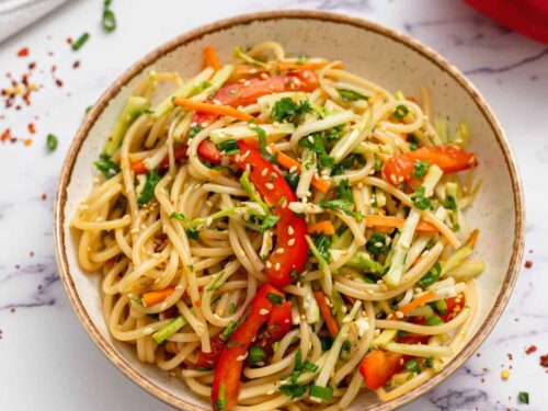 Chicken noodle salad