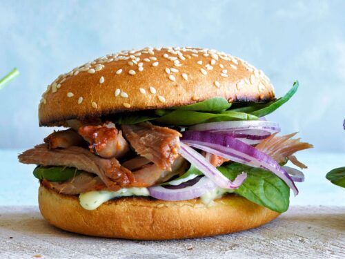 Sparerib burger