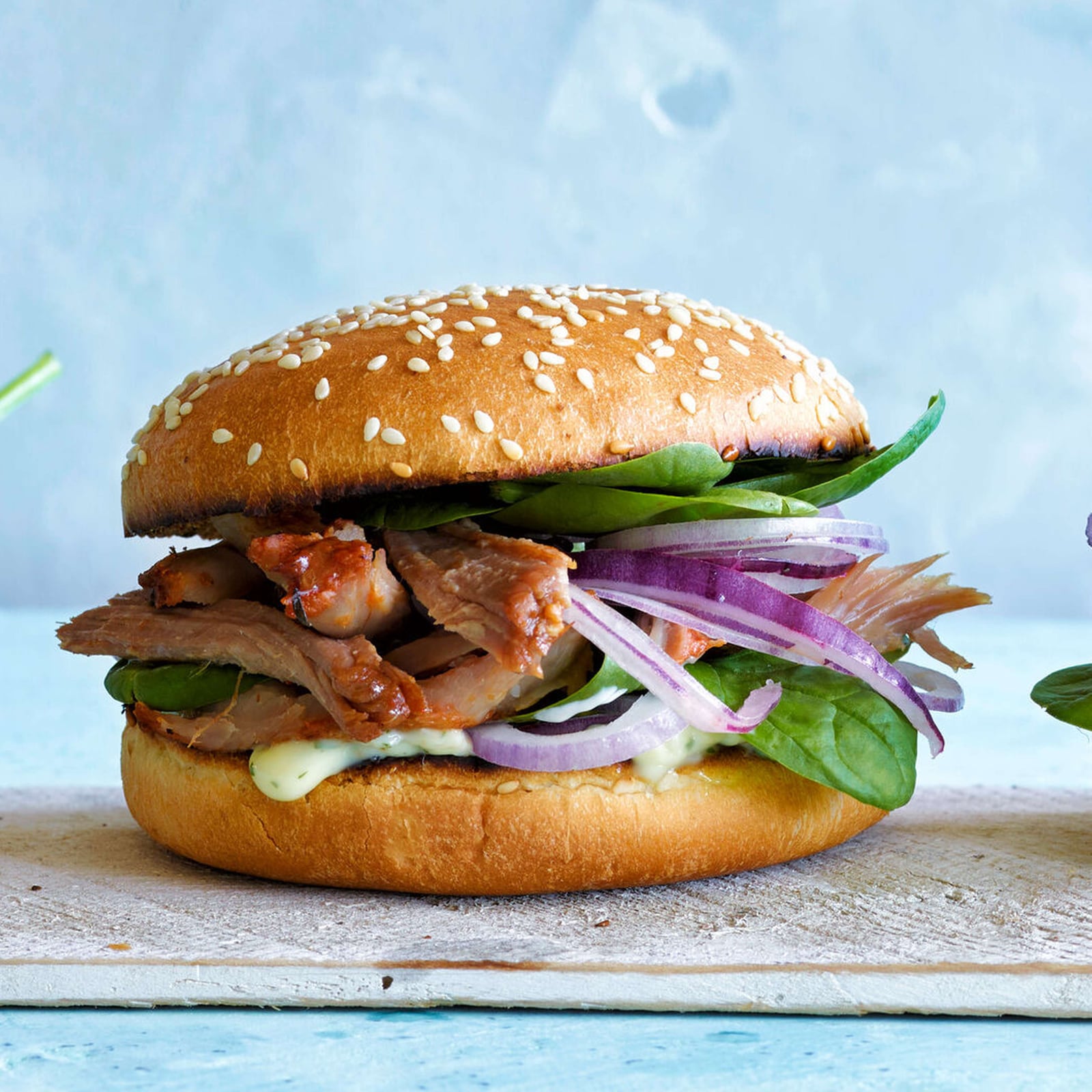 Sparerib burger